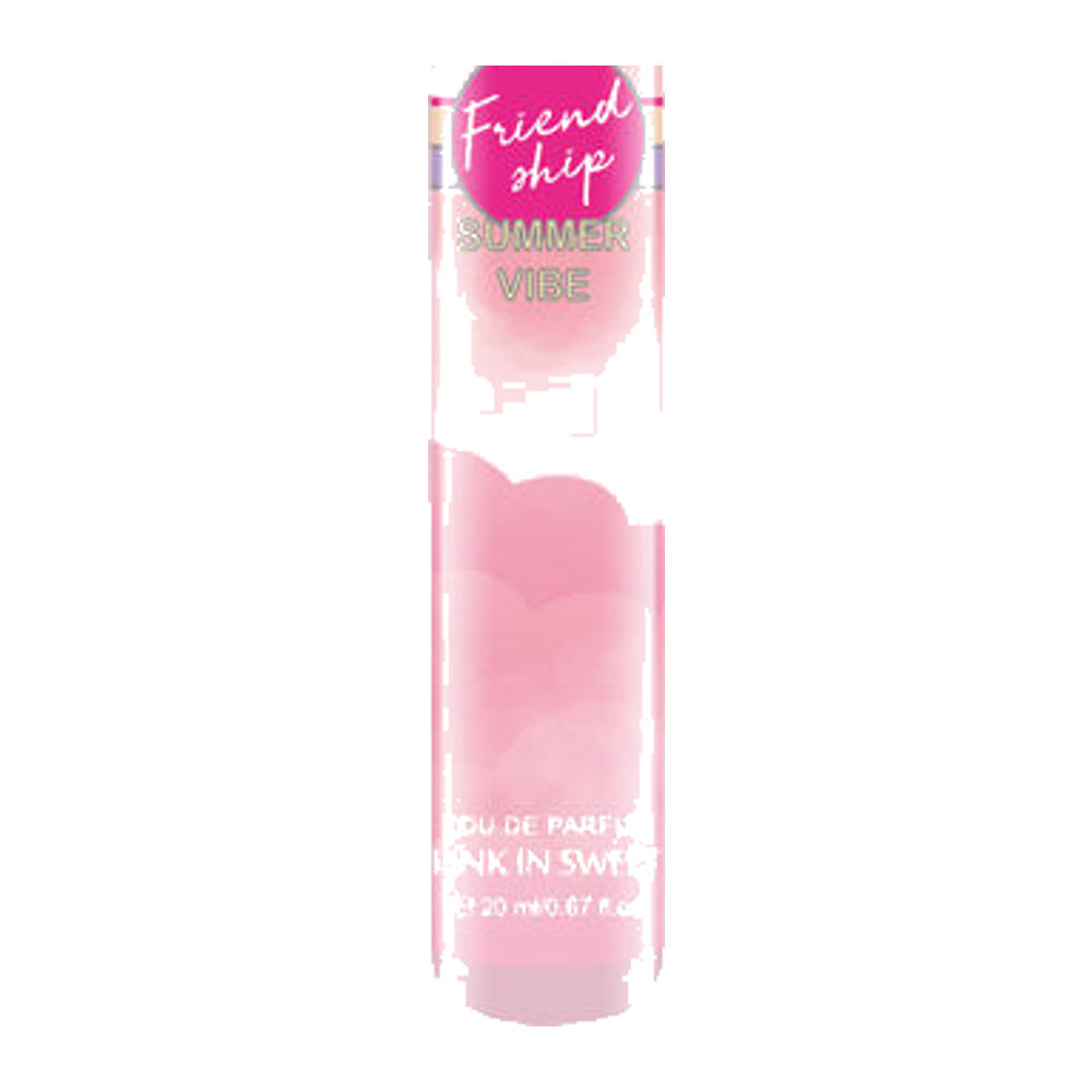 JP MODE body mist 20 ml pink bottle, lower detail